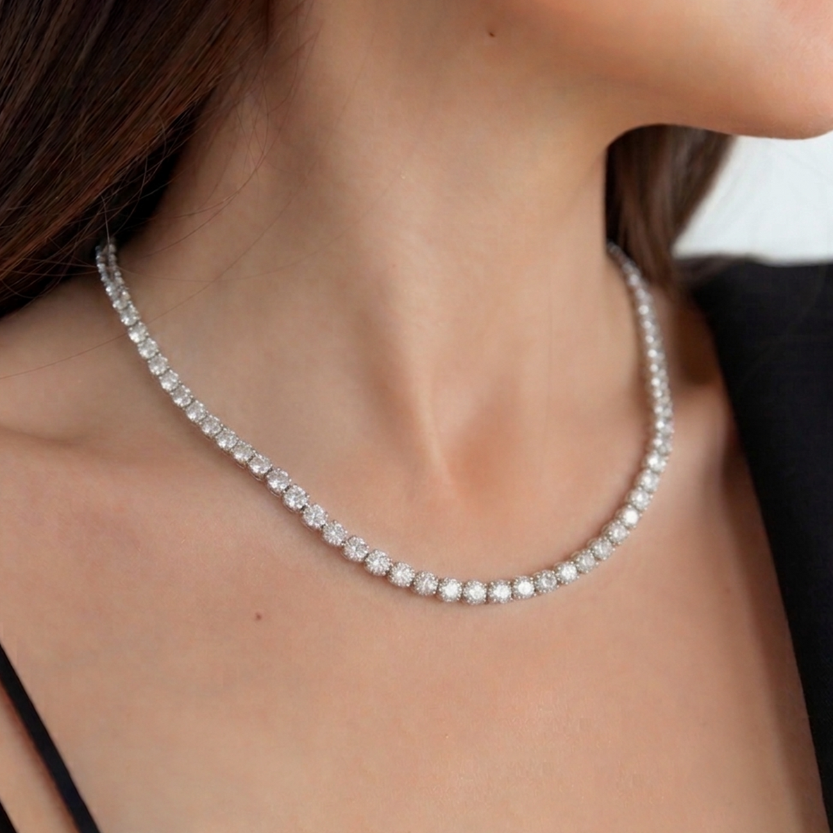 Bee Sparkle Tennis Necklace