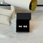 Load image into Gallery viewer, Honey Spark Petite Moissanite Studs