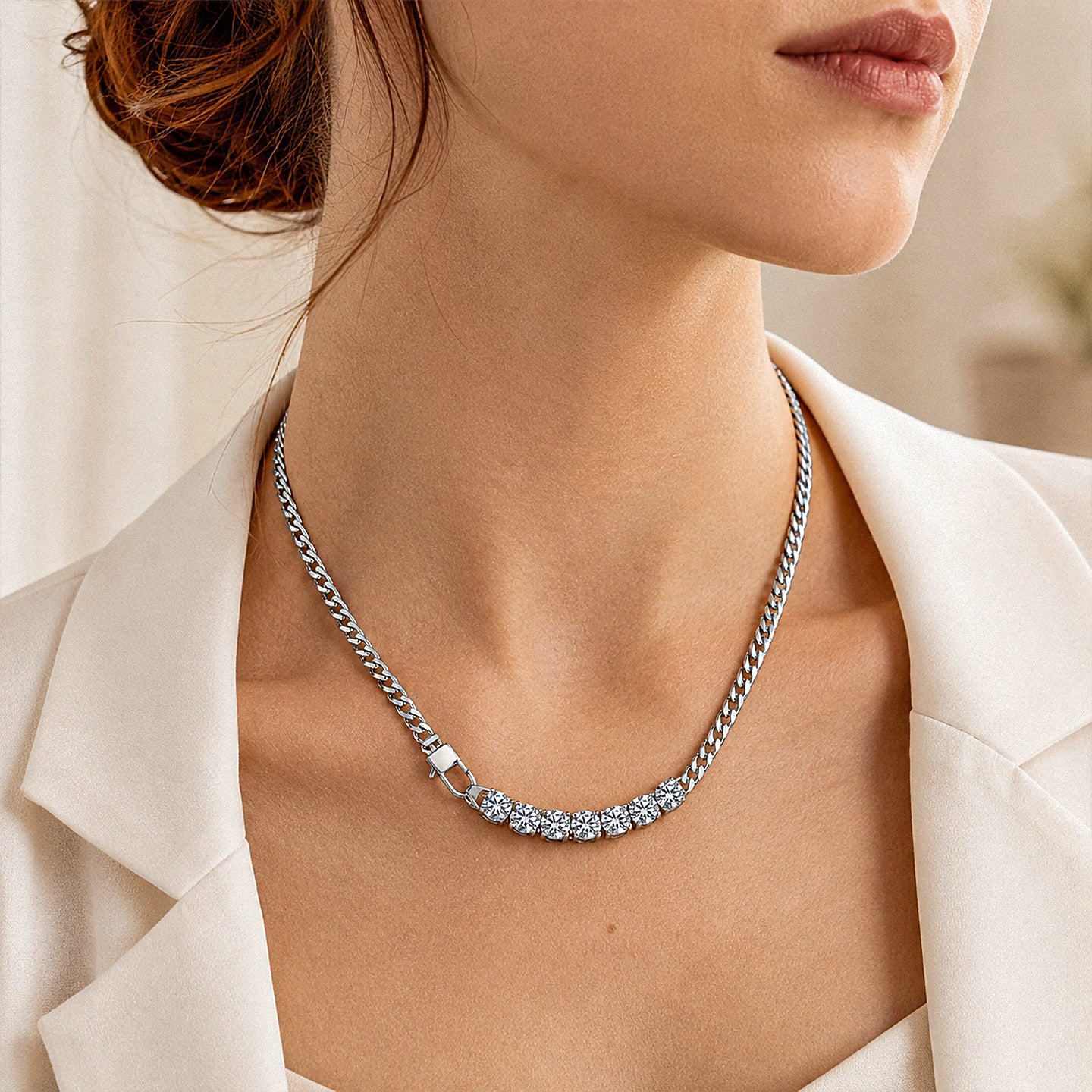 Bee Cuban Link Necklace