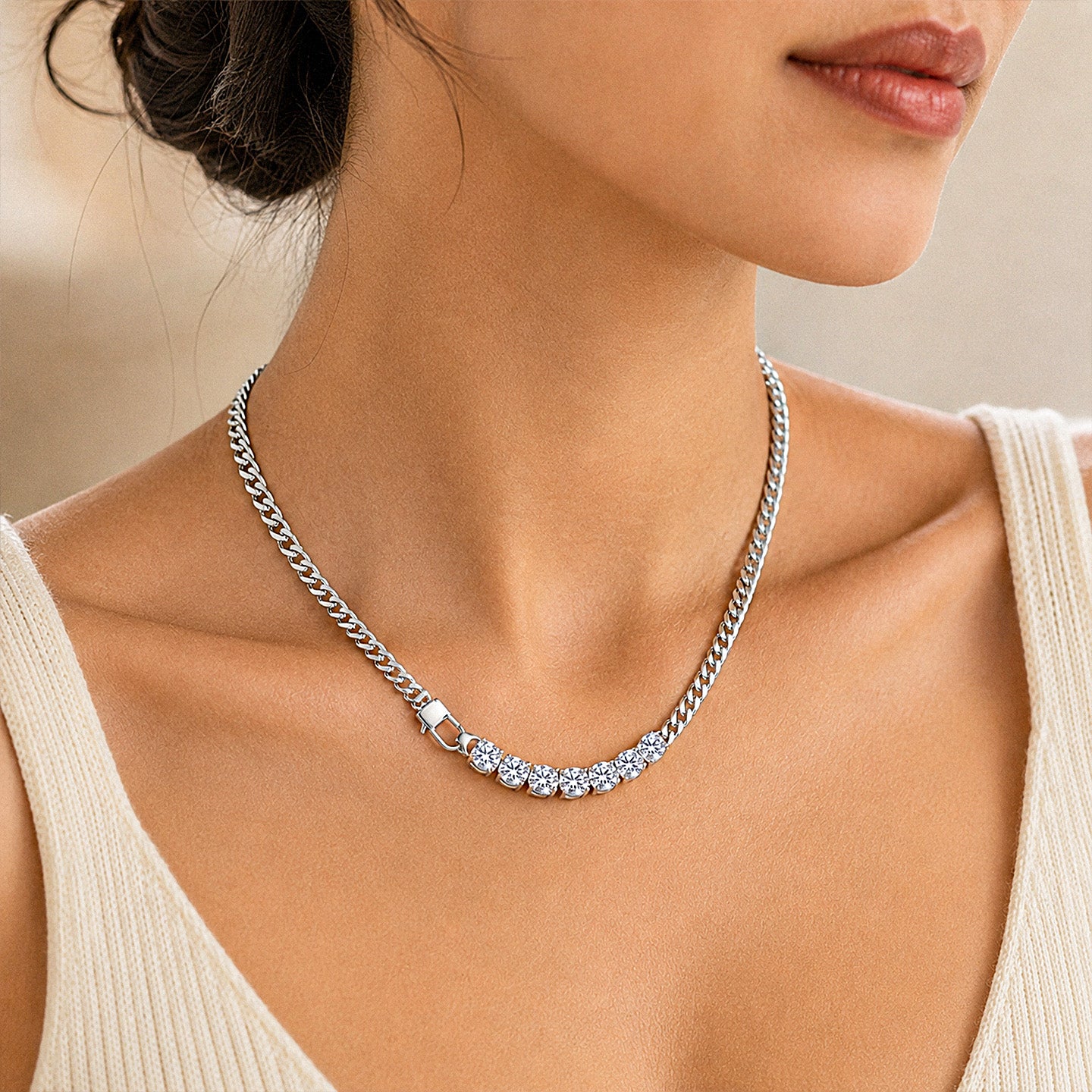 Bee Cuban Link Necklace