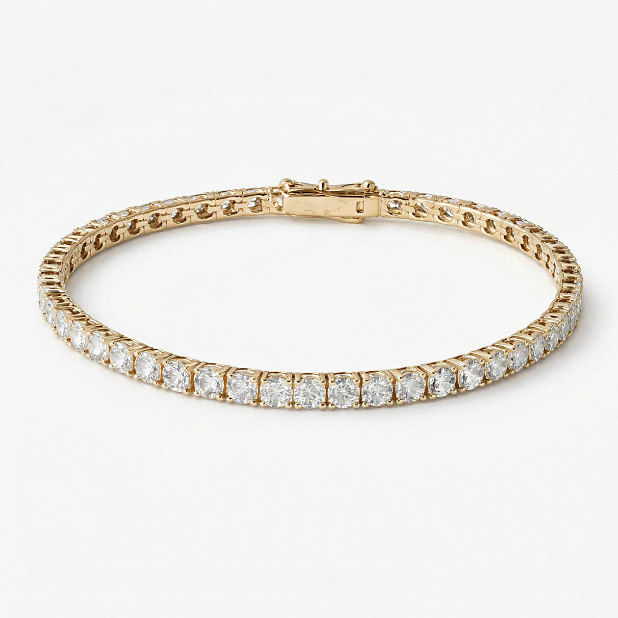 Luxury Bee Sparkle Diamond Tennis Bracelet | SammiBee