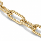 Bee Signature Paperclip Link Necklace Lux