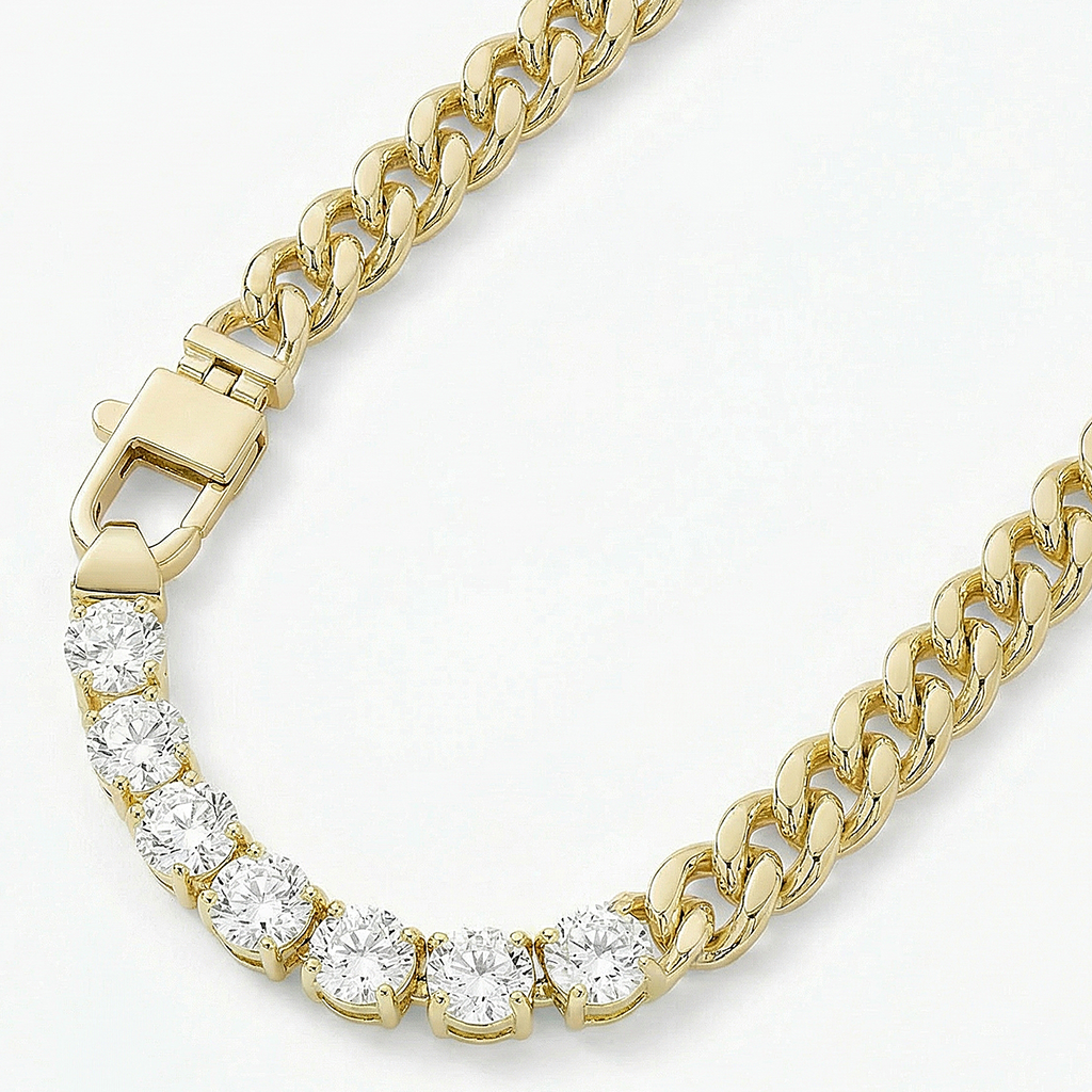 Bee Cuban Link Necklace