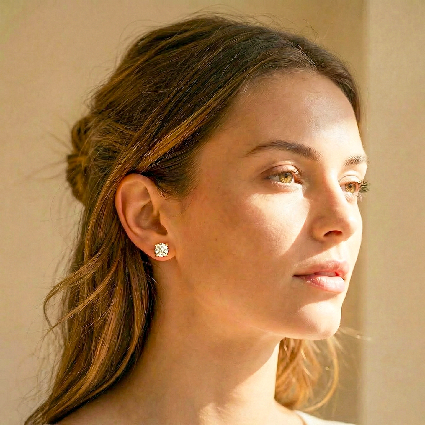 Big Sparkle Classic Moissanite Studs