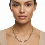 Bee Cuban Link Necklace
