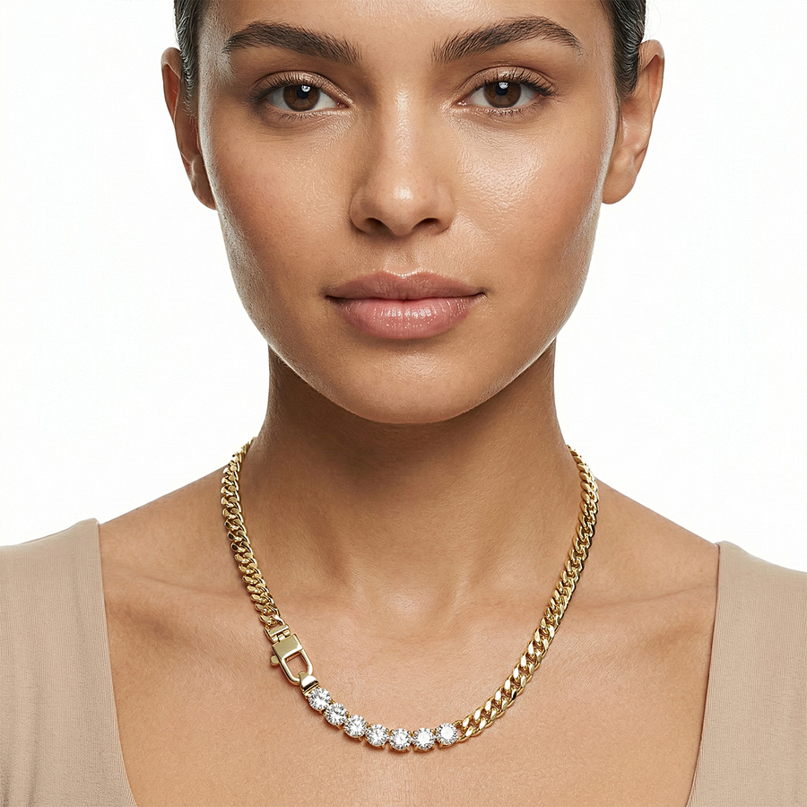 Bee Cuban Link Necklace