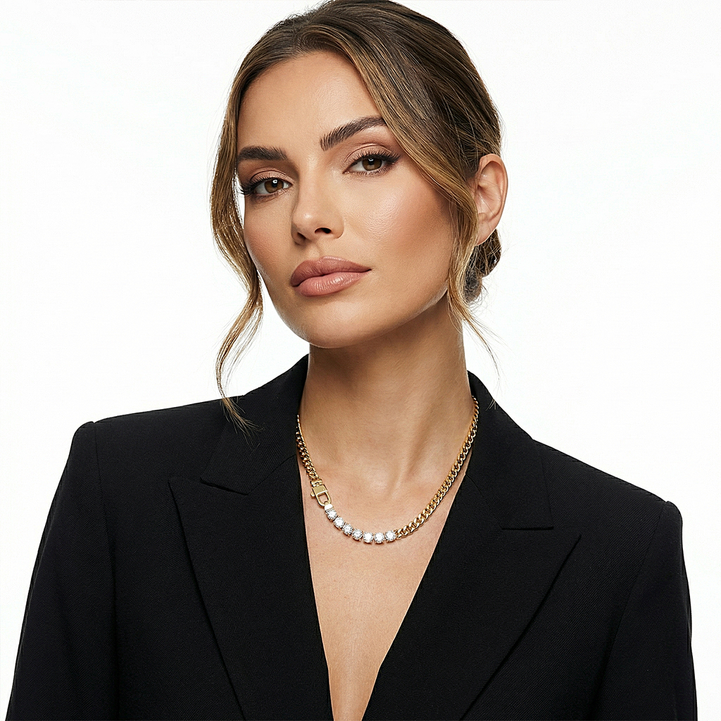 Bee Cuban Link Necklace