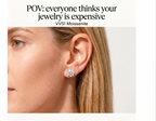 Big Sparkle Classic Moissanite Studs