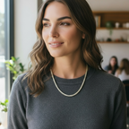 Bee Sparkle Tennis Necklace