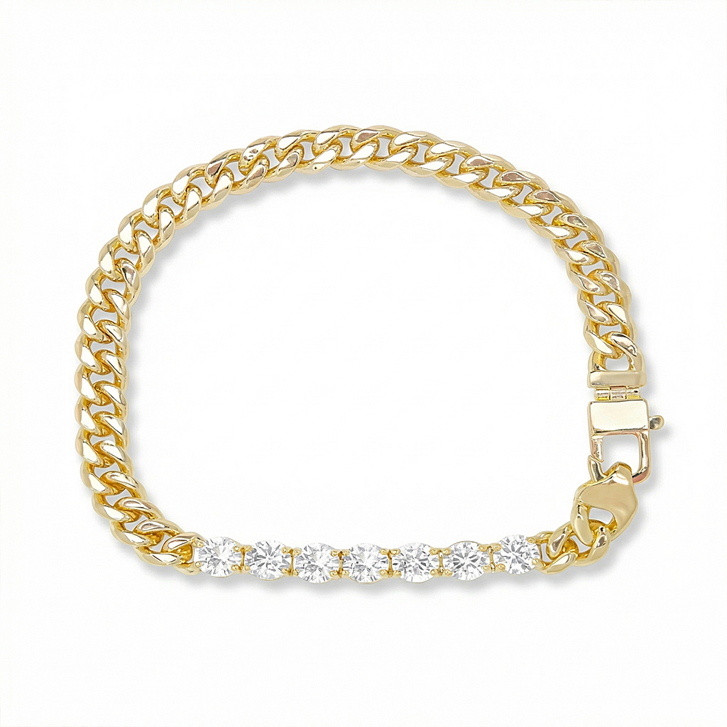 Bee Cuban Link Bracelet