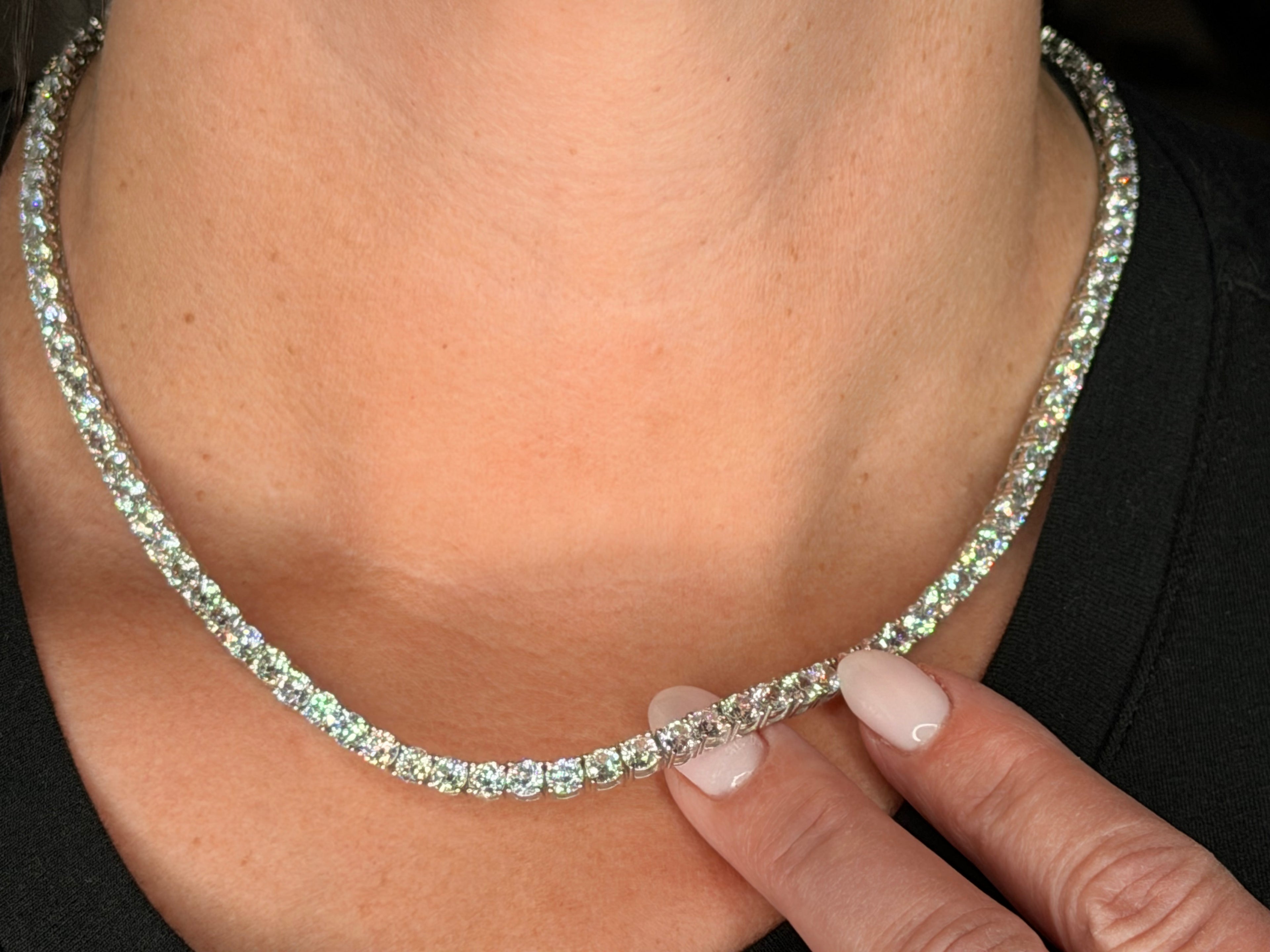 Bee Sparkle Day-to-Night Tennis Necklace – Tennis Necklace for Women