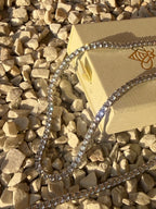 Bee Sparkle Tennis Necklace
