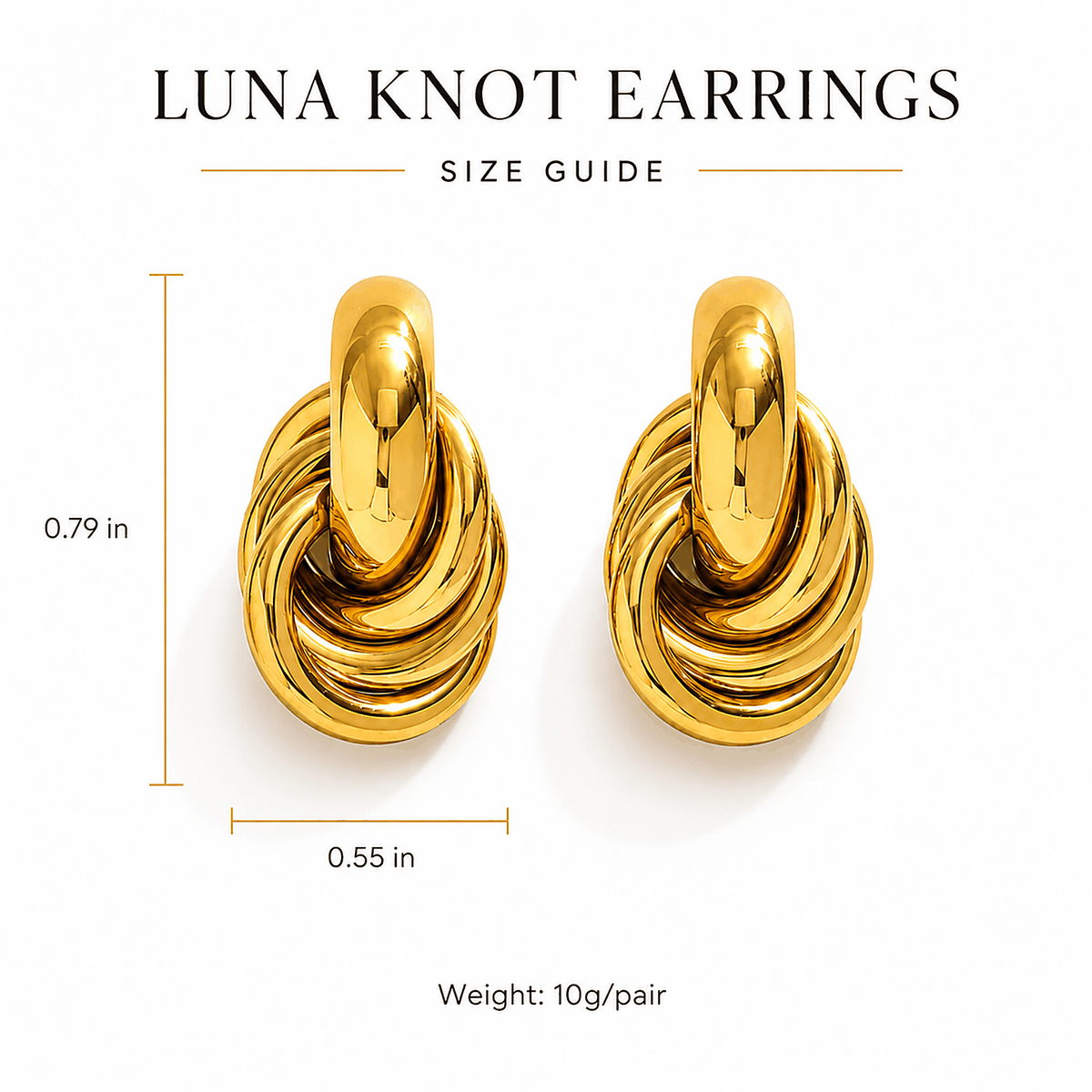 Luna Knot Earrings