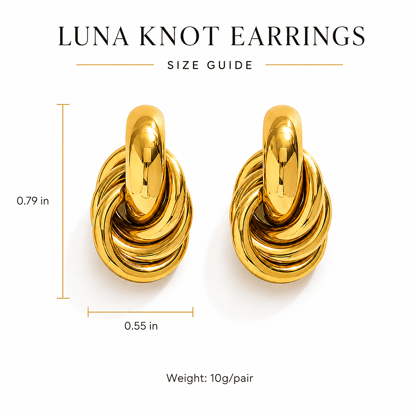 Luna Knot Earrings