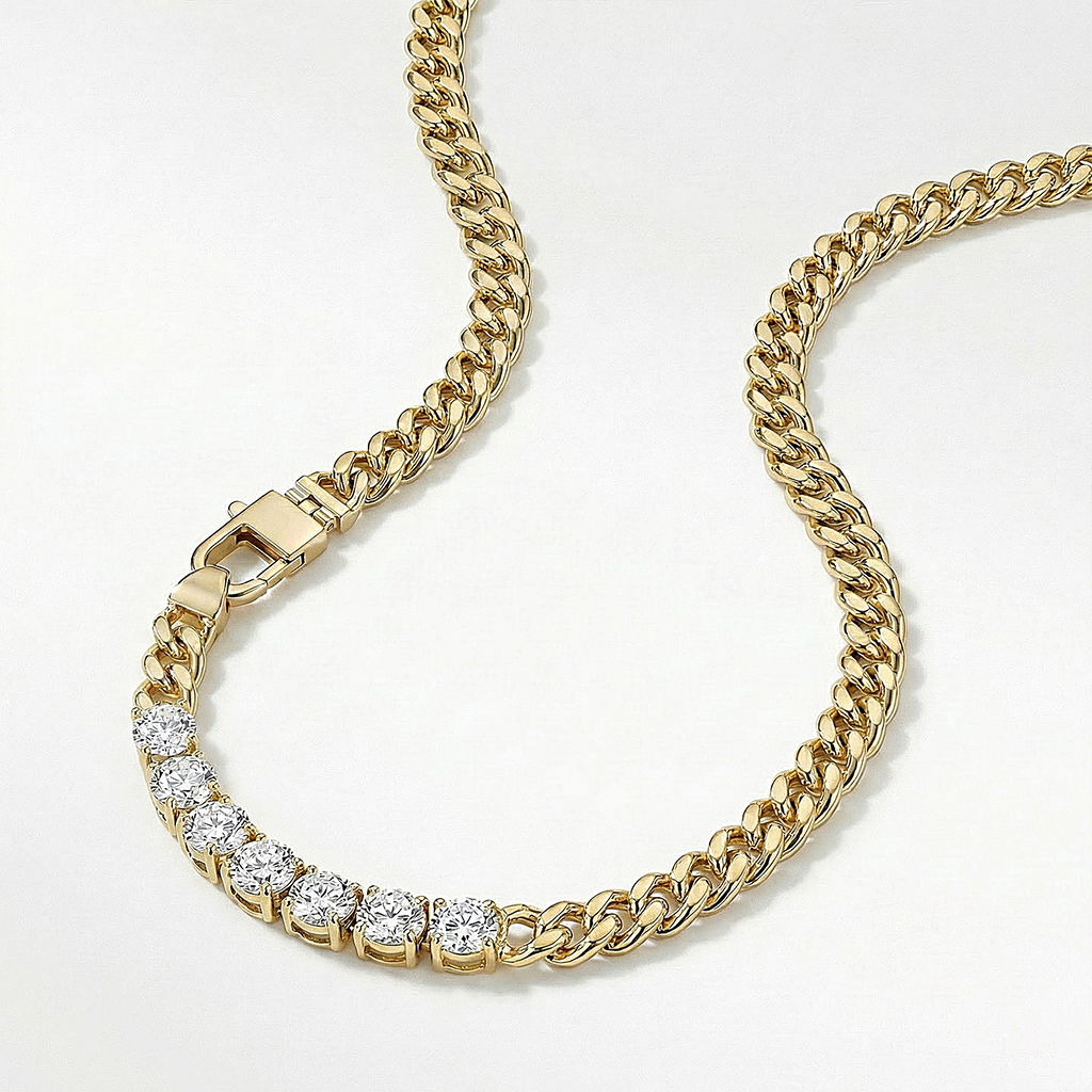 Bee Cuban Link Necklace