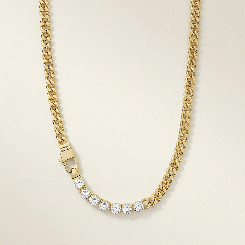 Bee Cuban Link Necklace