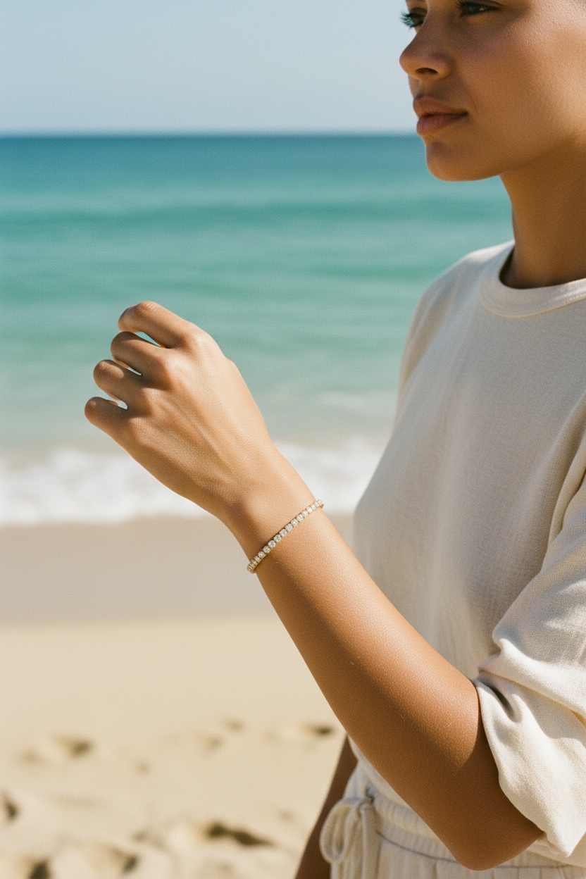 Bee Sparkle Tennis Bracelet