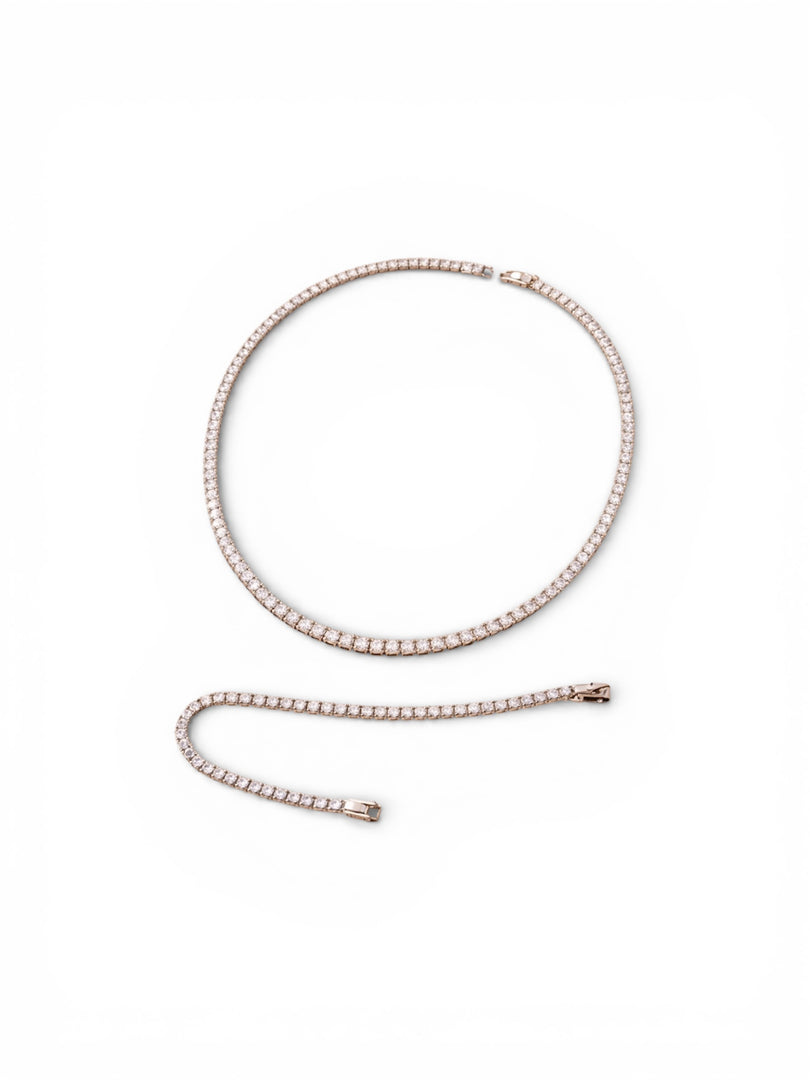 Bee Sparkle Day-to-Night Set – Tennis Necklace & Bracelet