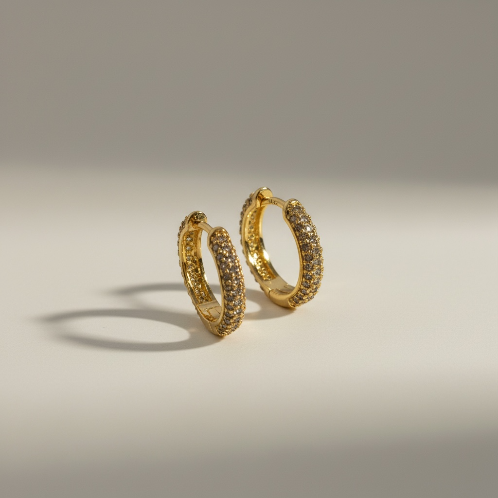 Everyday Sparkle Huggie Hoops