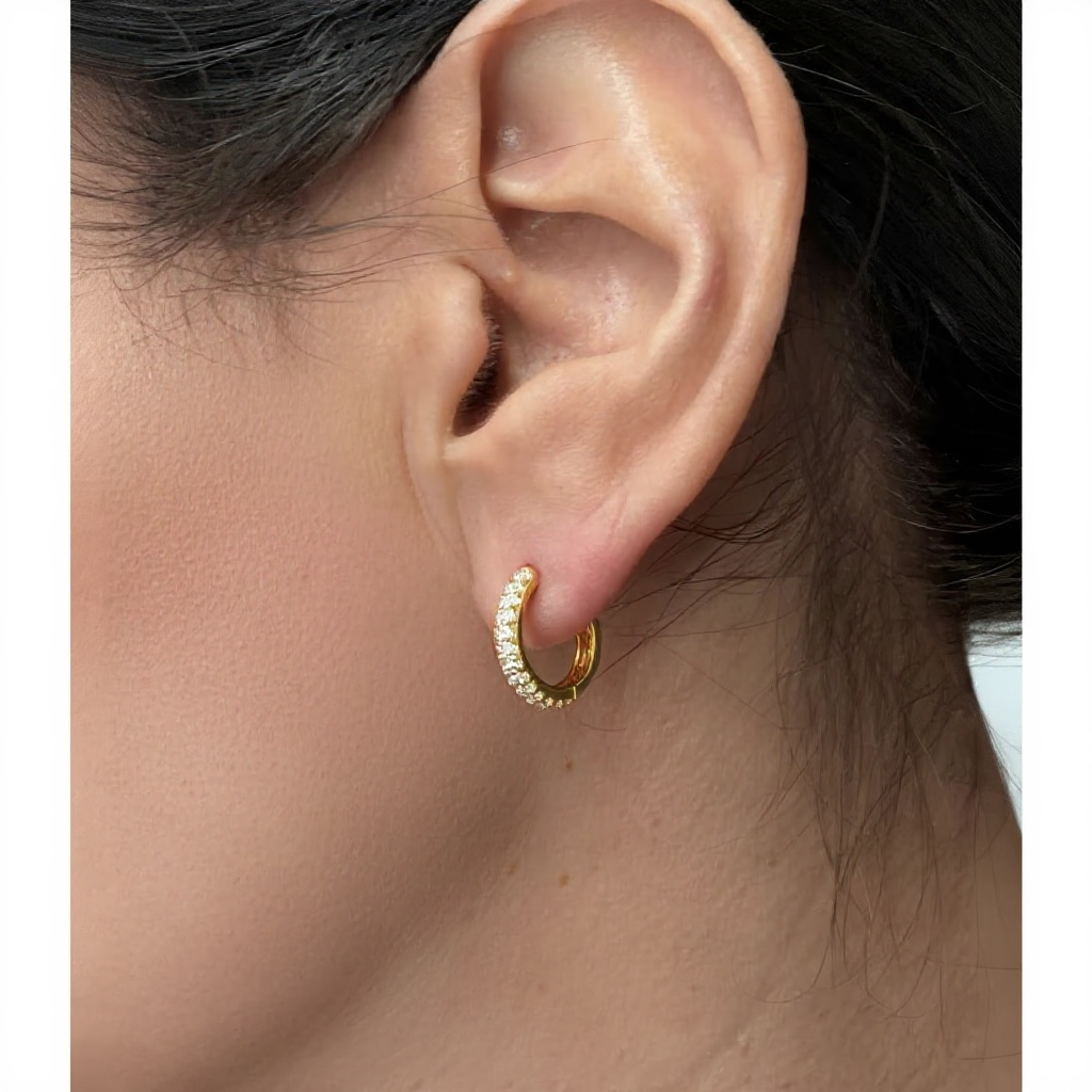 Everyday Sparkle Huggie Hoops