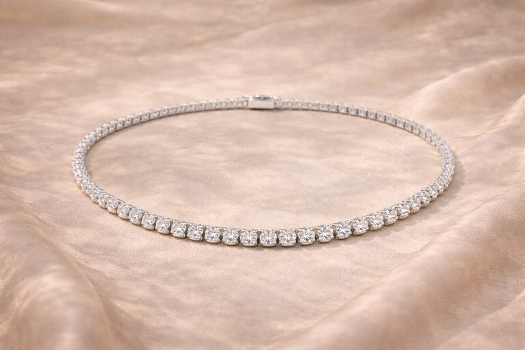 Bee Sparkle Day-to-Night Tennis Necklace – Tennis Necklace for Women