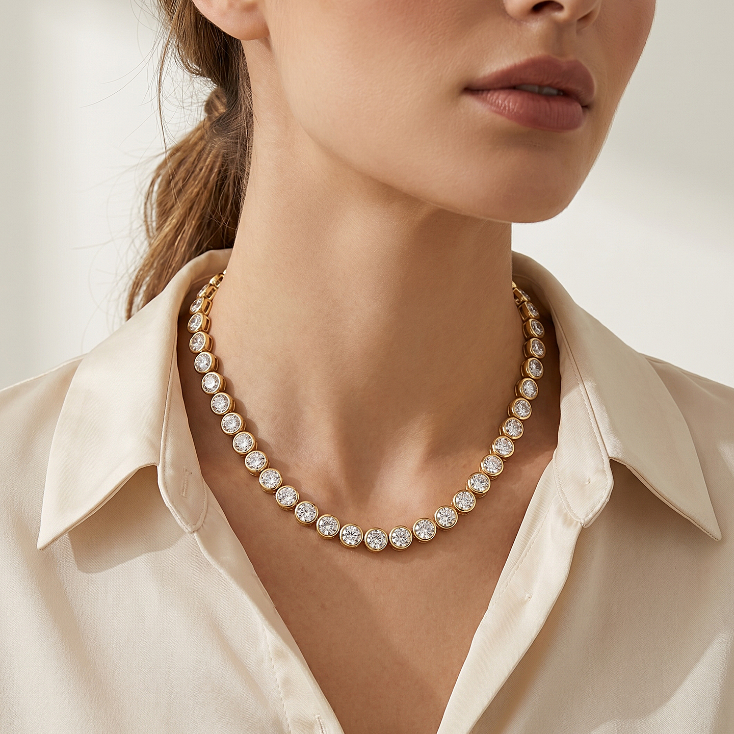 Rivera Glow Tennis Necklace