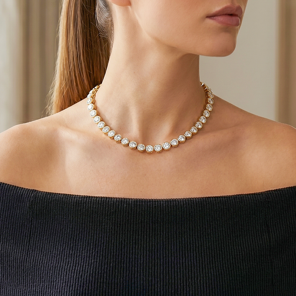 Rivera Glow Tennis Necklace