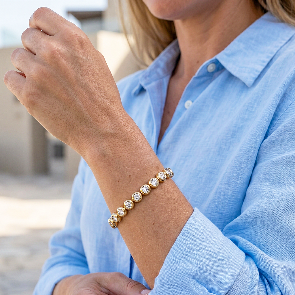 Rivera Glow Tennis Bracelet