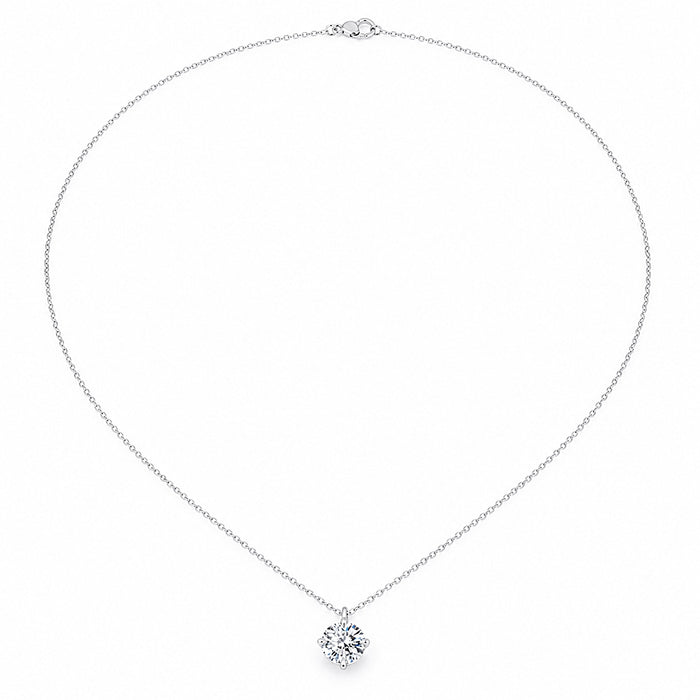 Everly 2 CT Moissanite Solitaire Necklace