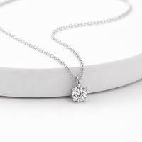 Everly 2 CT Moissanite Solitaire Necklace