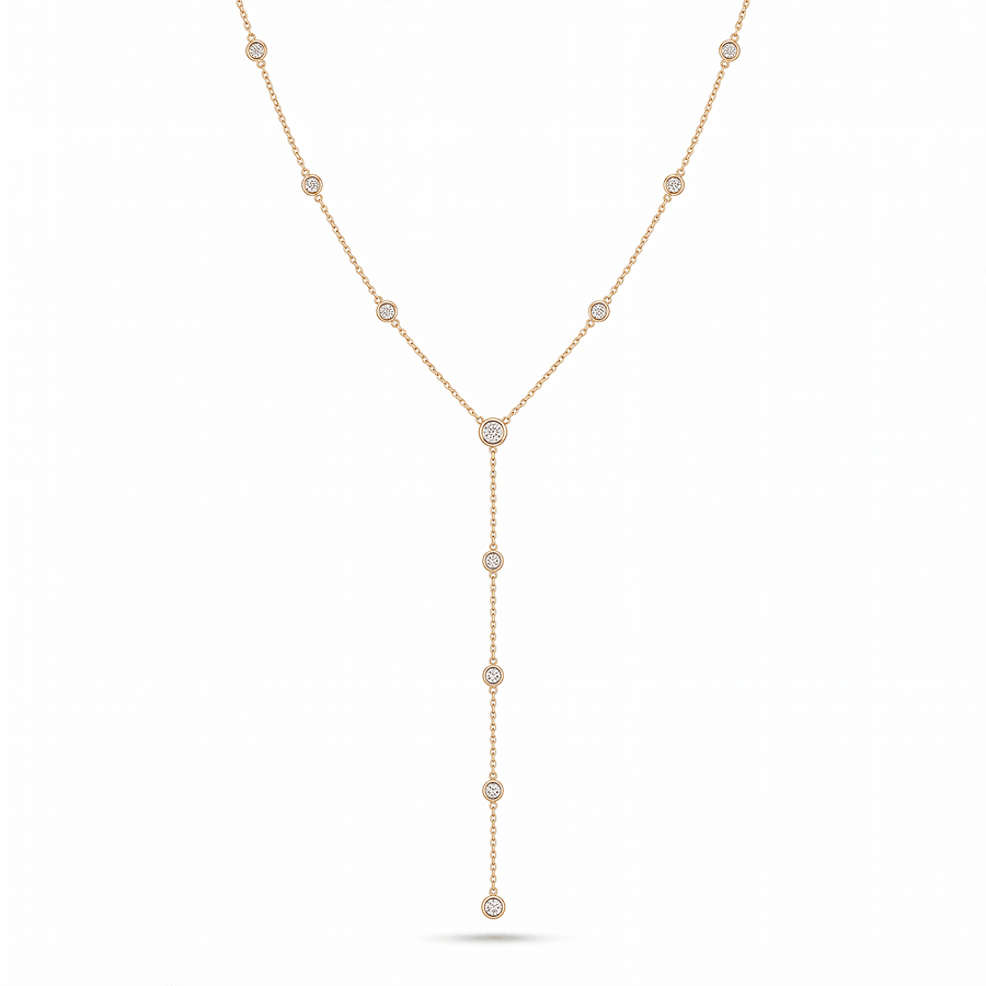 Nova Lariat Necklace - Gold