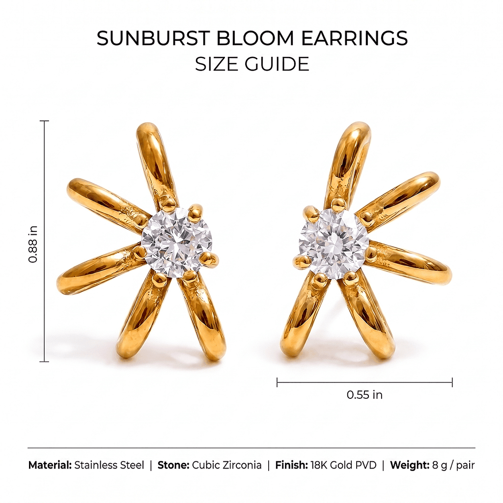 Sunburst Bloom Earrings