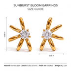 Sunburst Bloom Earrings