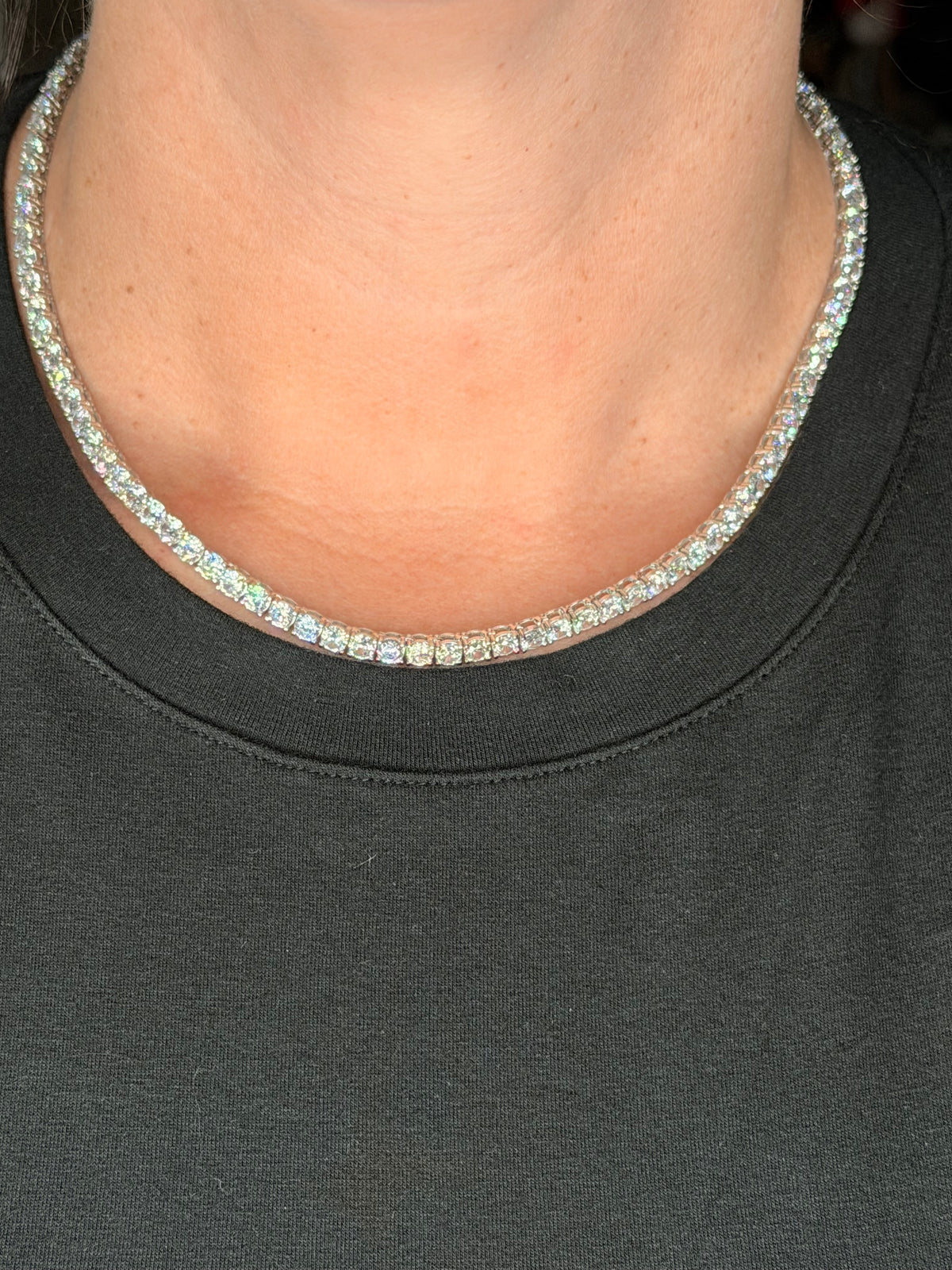 Bee Sparkle Tennis Necklace