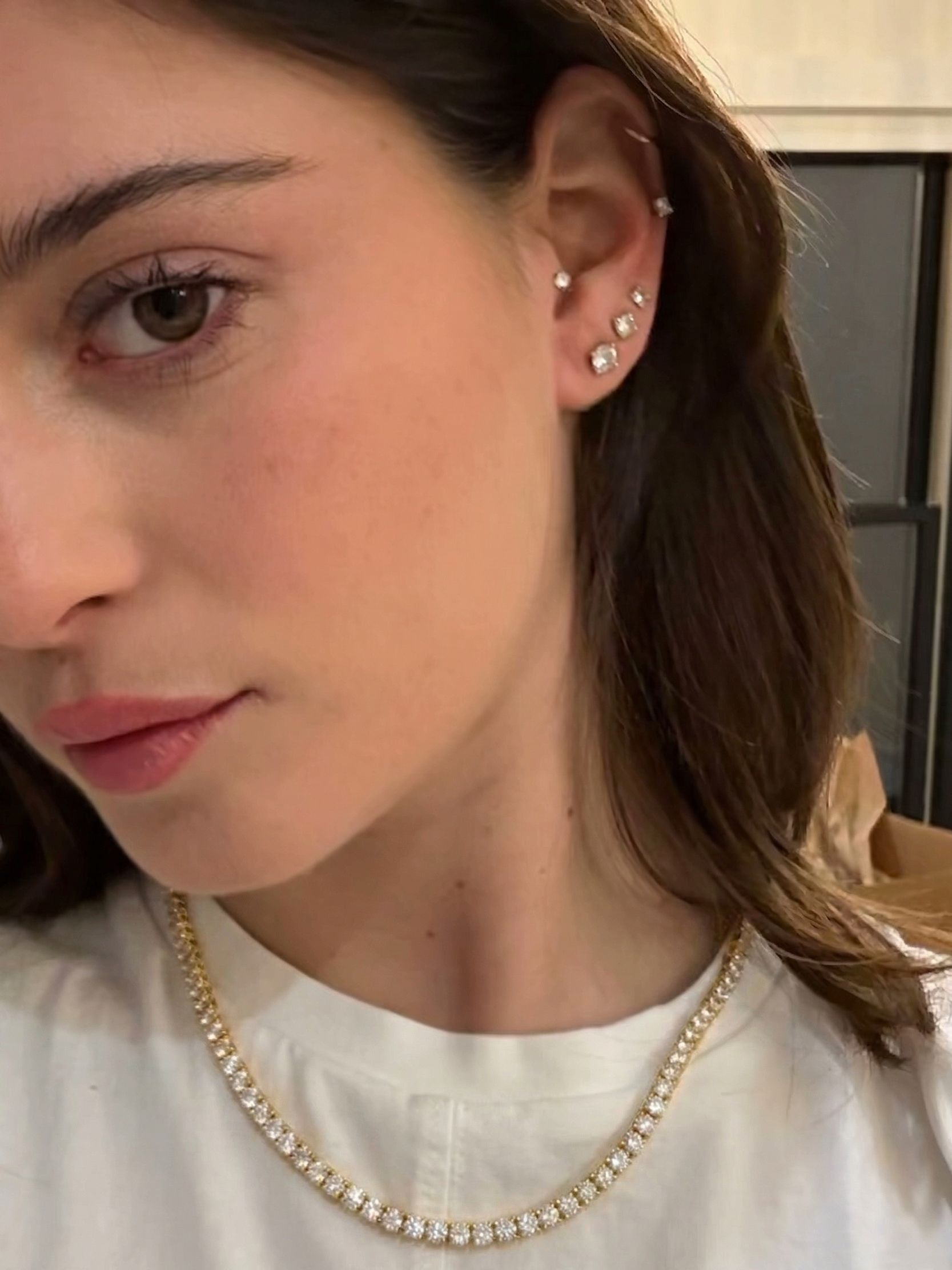 Bee Sparkle Tennis Necklace