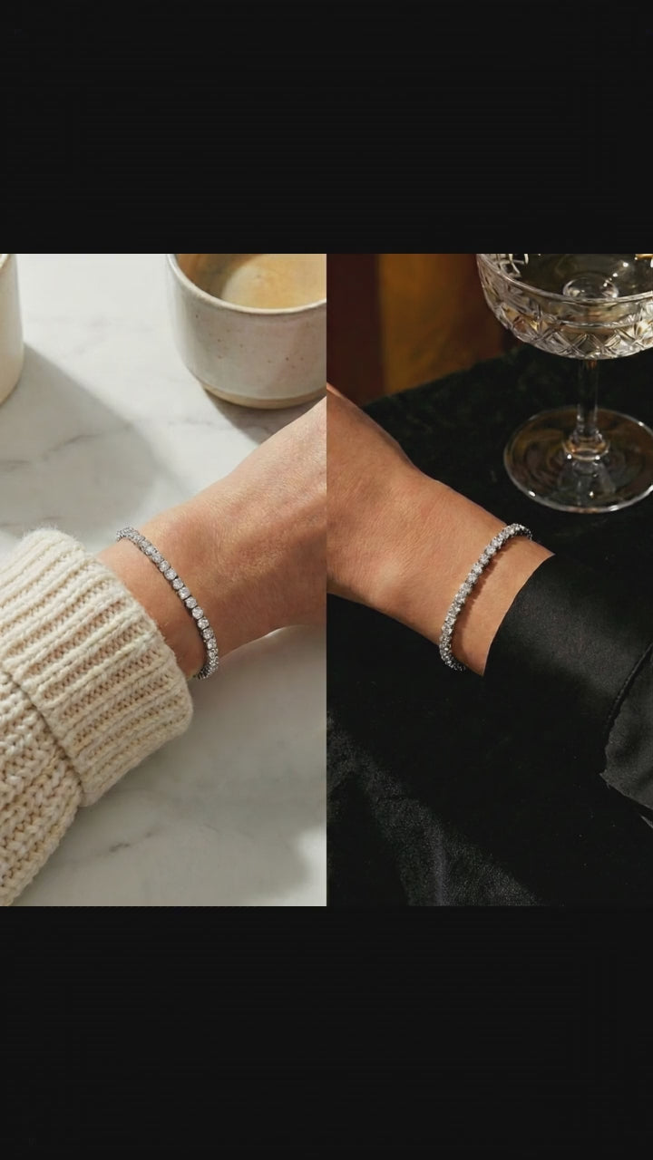 Bee Sparkle Tennis Bracelet